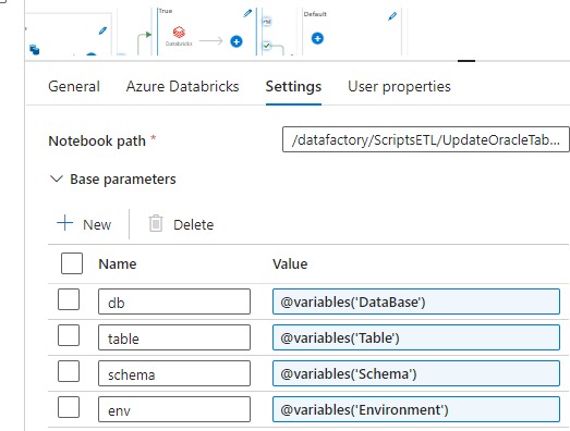 Parametros en una Notebook Databricks